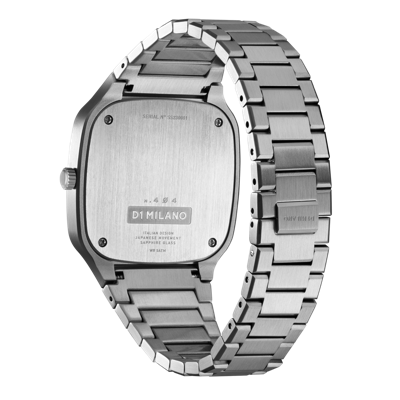 D1 Milano Watch Square Bracelet 37 Mm In Blue/silver