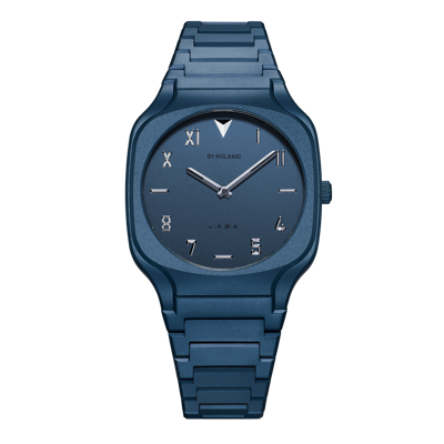 Shop D1 Milano Watch Square Bracelet 37 Mm In Blue