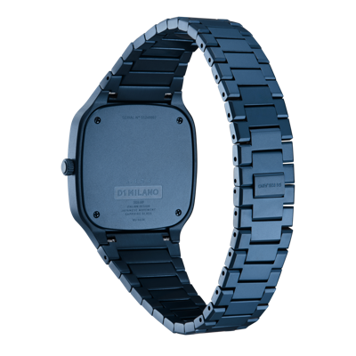 D1 Milano Watch Square Bracelet 37 Mm In Blue