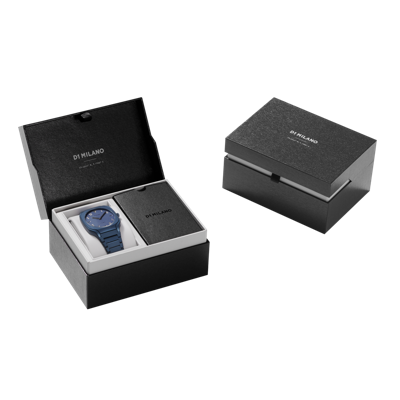 D1 Milano Watch Square Bracelet 37 Mm In Blue