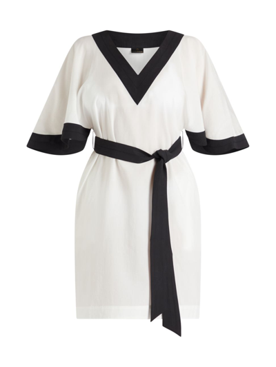 Shop Valimare Women's Casia Tie-waist Cover-up Dress In White