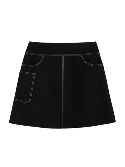 Shop Max Mara Women's Nabulus Jersey Miniskirt In Black