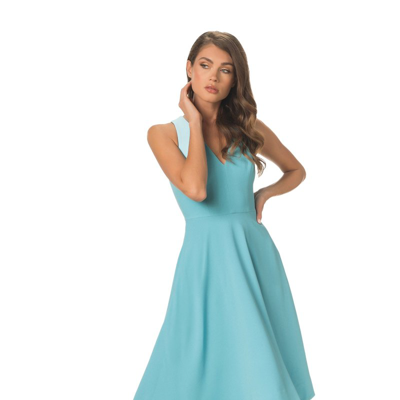 Shop Dress The Population Catalina Dress In Blue