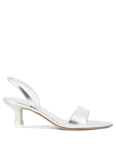 Shop 3juin "syria" Sandals In Silver
