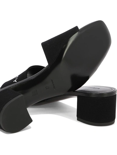 Shop Givenchy "4g" Sandals In Black