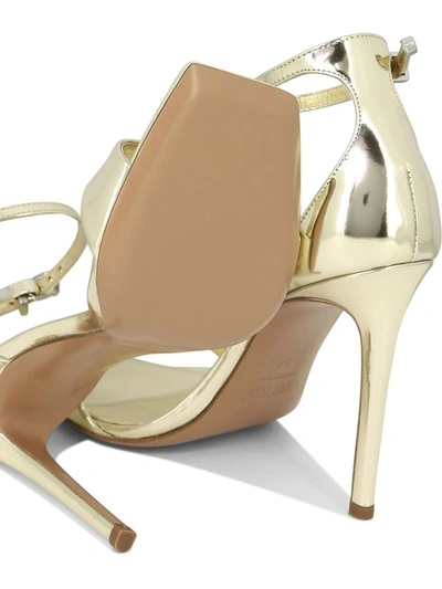 Shop Paris Texas Stiletto Sandals In Gold