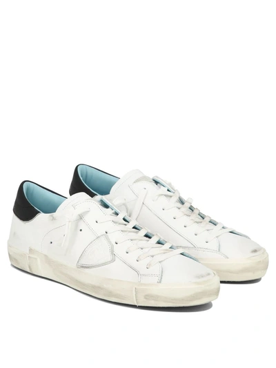 Shop Philippe Model "prsx" Sneakers In White
