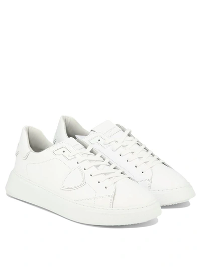 Shop Philippe Model "temple Low" Sneakers In White