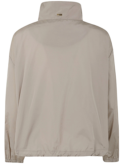 Shop Herno Bomber Jacket In Pearl Grey