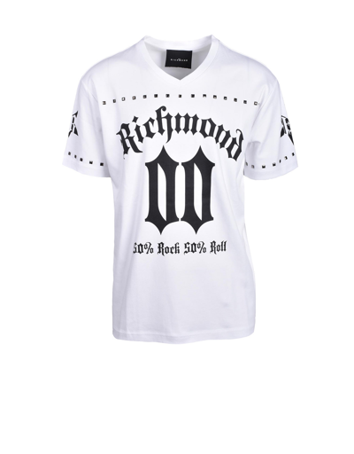 Shop John Richmond Mens White T-shirt
