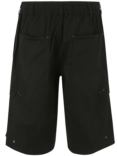 Shop Y-3 Workwear Shorts In Black
