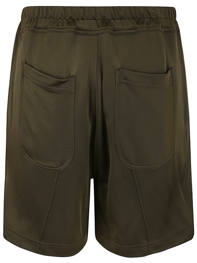 Shop Tom Ford Cut And Sewn Shorts In Dark Olive