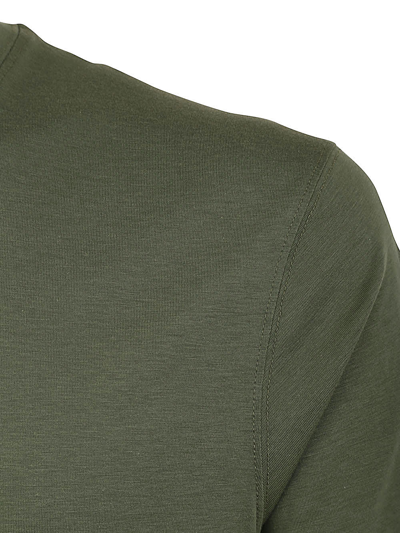 Shop Tom Ford Cut And Sewn Crew Neck T-shirt In Pale Army