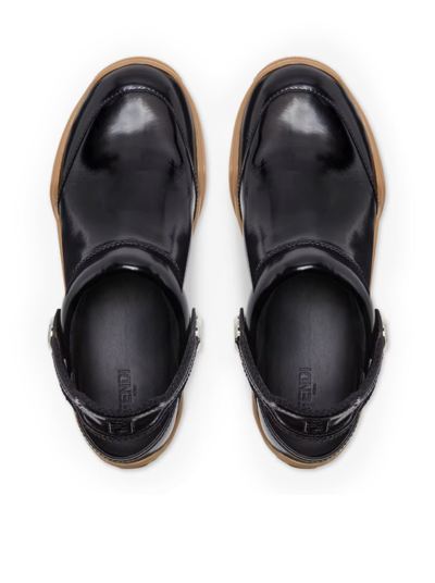 Shop Fendi Loafer In Black