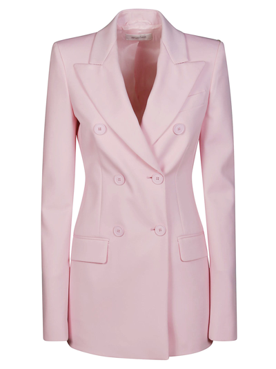 Shop Sportmax Frizzo Jersey Jacket In Pink
