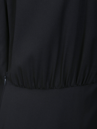 Shop Sportmax Cris Sm Gc Shoulder Knot Dress In Black
