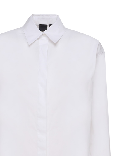 Shop Pinko Poplin Shirt In White