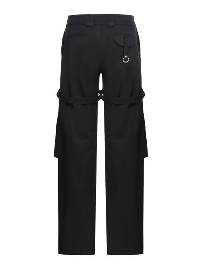 Shop Off-white Co Cargo Pkt Over Pant In Black