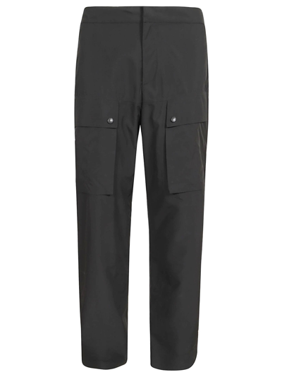 Shop Balmain Main Lab - Nylon Cargo Pants In Pa Noir