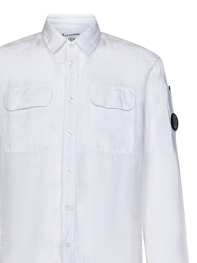 Shop C.p. Company Shirt In White