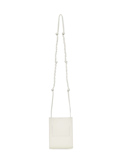 Shop Jil Sander Tangle Small Shoulder Bag In White