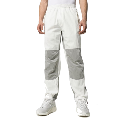Shop Moncler 1952 Two Tone Track Pants In White