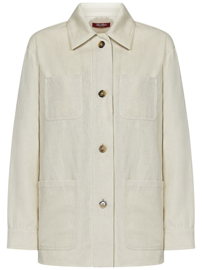 Shop Max Mara Newport Jacket In White