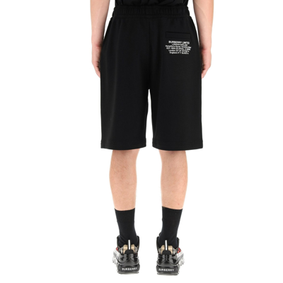 Shop Burberry Track Shorts In Black
