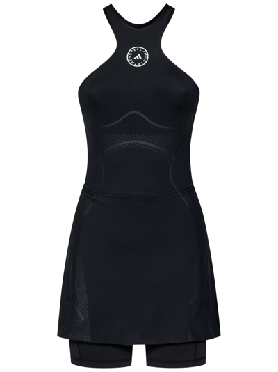 Shop Adidas By Stella Mccartney Mini Dress In Black