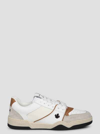 Shop Dsquared2 Spiker Sneakers In White