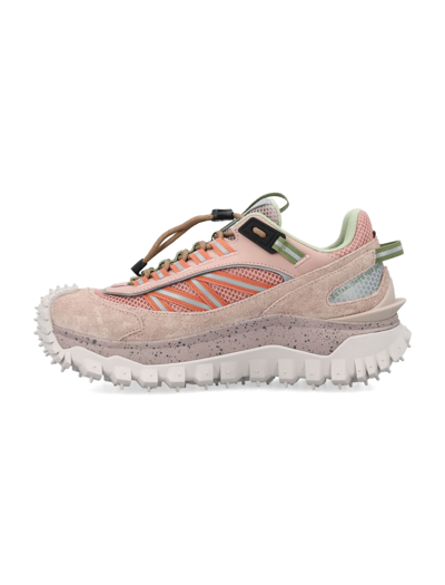 Shop Moncler Trailgrip Trainers In Pink