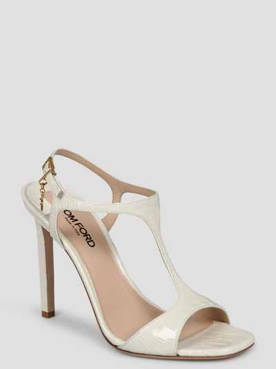 Shop Tom Ford Angelina Sandal In White