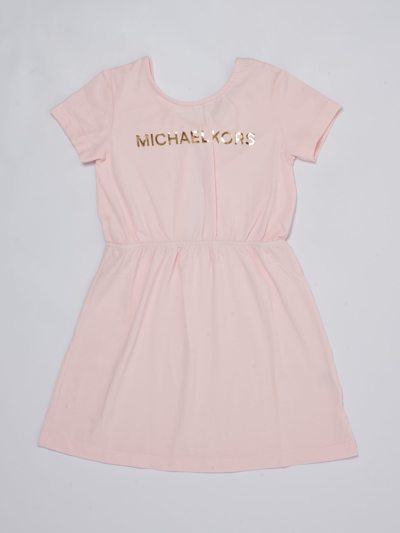 Shop Michael Kors Dress Dress In Rosa Chiaro