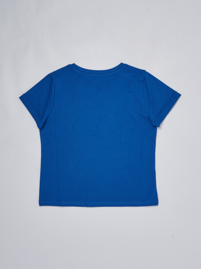 Shop Michael Kors T-shirt T-shirt In Blu Elettrico