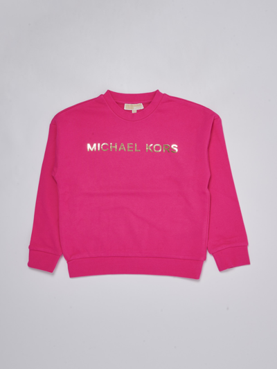 Shop Michael Kors Sweatshirt Sweatshirt In Fucsia