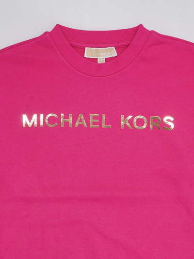 Shop Michael Kors Sweatshirt Sweatshirt In Fucsia