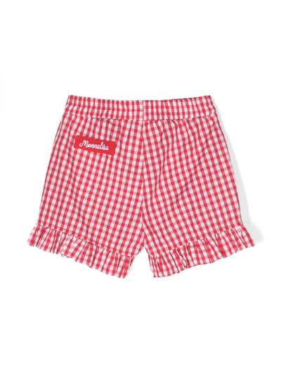 Shop Monnalisa Red Cotton Shorts In Rosso