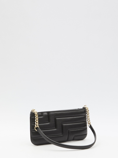 Shop Jimmy Choo Avenue Slim Shoulder Bag In Black