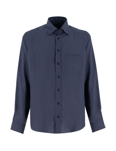 Shop Sease Shirt In Navy Blue