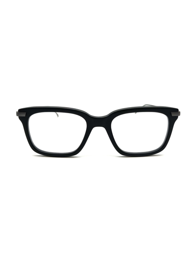 Shop Thom Browne Ueo701a/g0003 Eyewear In Black/charcoal