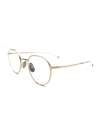 Shop Thom Browne Ueo914a/g0001 Eyewear In White Gold