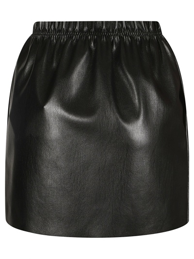 Shop Philosophy Di Lorenzo Serafini Ribbed Waist Skirt In Black