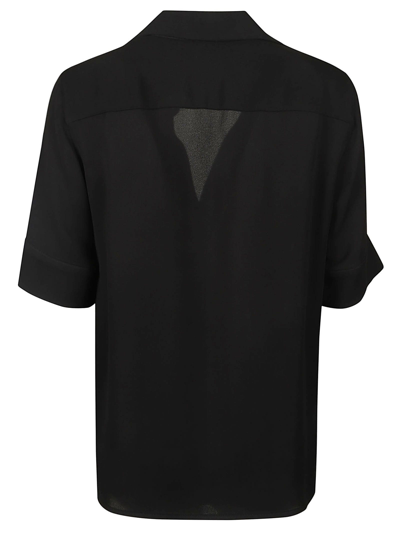 Shop Dondup Button-less Shirt In Black