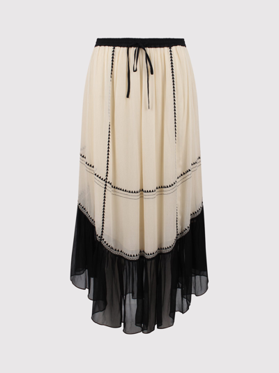 Shop Ulla Johnson Freida Silk Maxi Skirt