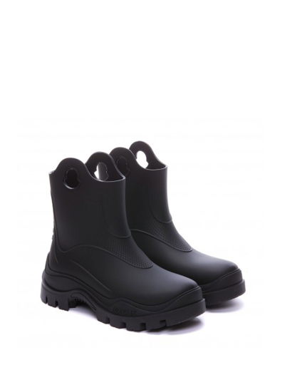 Shop Moncler Misty Rain Ankle Boot In Black