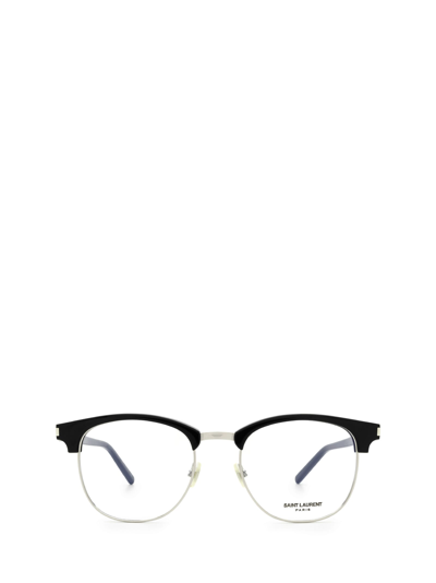 Shop Saint Laurent Sl 104 Black Glasses