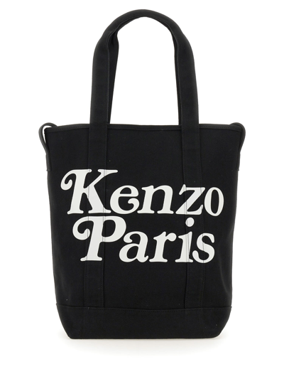 Shop Kenzo Bag With Logo In Nero