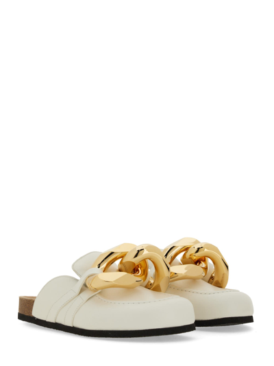 Shop Jw Anderson Mules Chain In Bianco