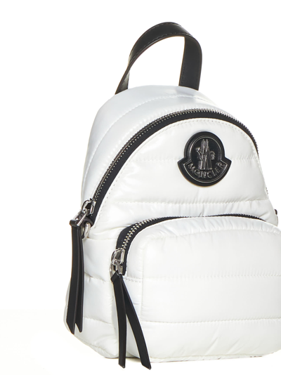 Shop Moncler Shoulder Bag In Bianco