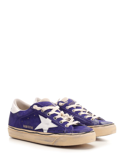 Shop Golden Goose Super-star Sneakers In Violet
